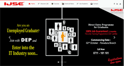 Desktop Screenshot of ijse.lk